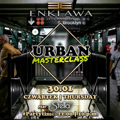 URBAN MASTERCLASS w klimacie R'n'B | CZWARTEK 30.01  URBAN MASTERCLASS w klimacie R'n'B | CZWARTEK 30.01
